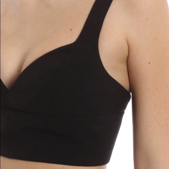 MICHAEL Michael Kors Black Crop Top - Picture 2 of 4